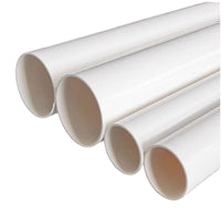 20 Metri Tubo Rigido Diametro 25mm Autoestinguente Bianco - 10 Pezzi da 2 Metri