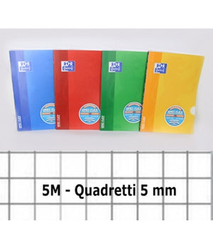 20 Pezzi Quadernoni Quadernone Quadretti 5mm 5m Scuola Quaderni Quaderno A4         