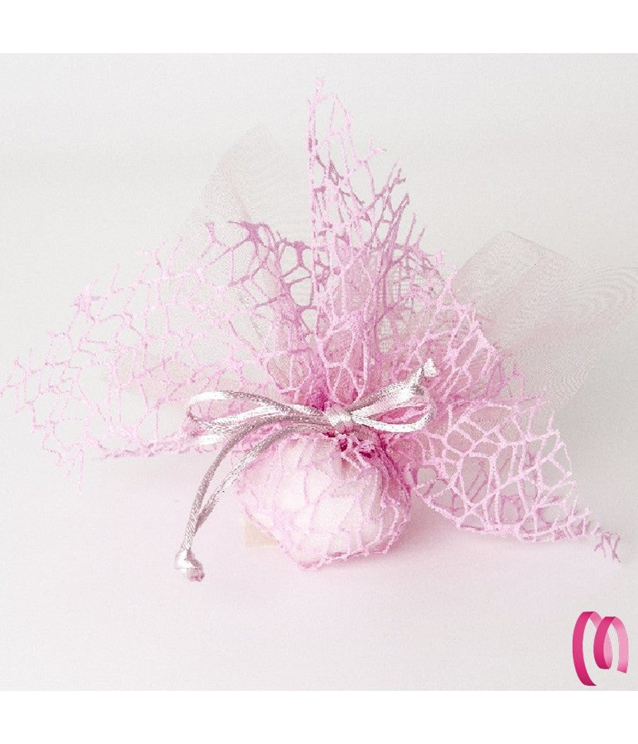 20 Sacchetti Velo Veletti Organza Rete Tulle Per Confetti Matrimonio Bomboniere         