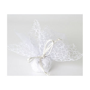 20 Sacchetti Velo Veletti Organza Rete Tulle Per Confetti Matrimonio Bomboniere