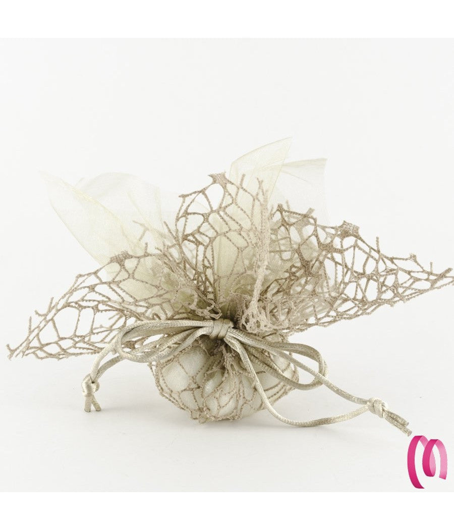 20 Sacchetti Velo Veletti Organza Rete Tulle Per Confetti Matrimonio Bomboniere         