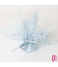 20 Sacchetti Velo Veletti Organza Rete Tulle Per Confetti Matrimonio Bomboniere         