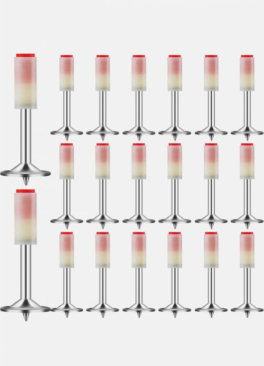200 Chiodi per Sparachiodi Tondi in Acciaio di 7,3 mm per Sparachiodi a Mano