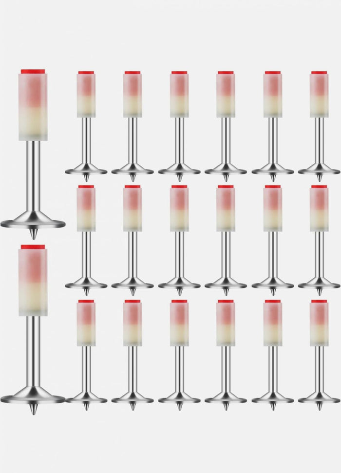 200 Chiodi per Sparachiodi Tondi in Acciaio di 7,3 mm per Sparachiodi a Mano