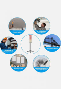 200 Chiodi per Sparachiodi Tondi in Acciaio di 7,3 mm per Sparachiodi a Mano