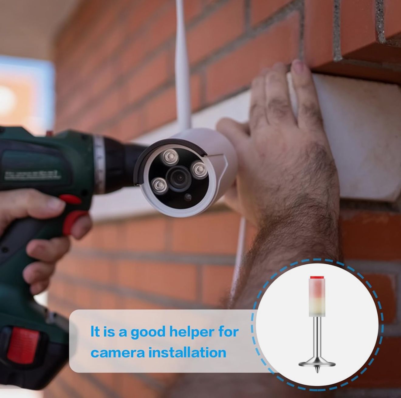 200 Chiodi per Sparachiodi Tondi in Acciaio di 7,3 mm per Sparachiodi a Mano