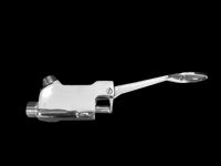 Rubinetto una via a pedale in ottone completo di fissaggi