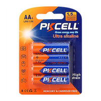 Pkcell batterie ultra alcaline AA lr6 stilo blister 4 pezzi