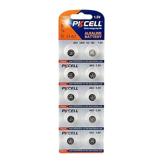 Pkcell batterie alcaline AG3 blister 10 pezzi