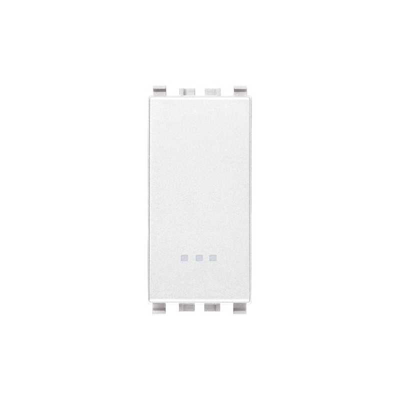 20001.B Interruttore Illuminabile 1P 16Ax Bianco Eikon