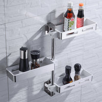 Asta completa di tre mensole girevoli multiuso - serie concept