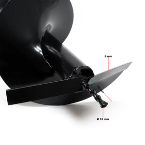 Punta elicoidale per trivella in ghisa 300mm coclea di ricambio per mototrivella