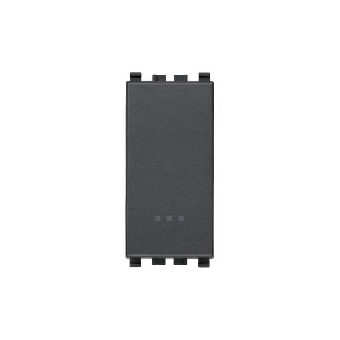 20005 Deviatore Illuminabile 1P 16Ax Grigio Eikon