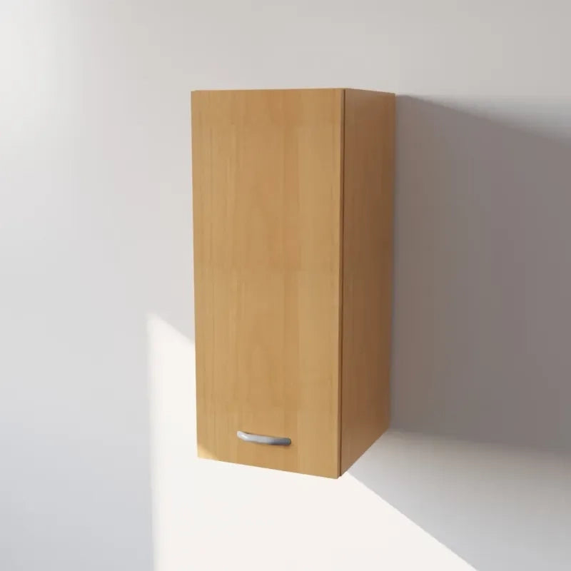 Pensile Cucina  in Legno Nobilitato Faggio Mobile Alto con 1 Anta, Pensile Componibile Moderno Made in Italy (H72XL30XP33cm)
