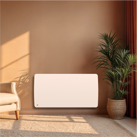 Radiatore elettrico fisso ad inerzia ceramica a secco 2000W ARIA orizzontale bianco