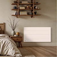 Radiatore elettrico fisso con inerzia secca ceramica 2000W TANIN orizzontale bianco