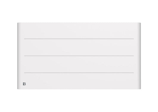 Radiatore elettrico fisso con inerzia secca ceramica 2000W TANIN orizzontale bianco