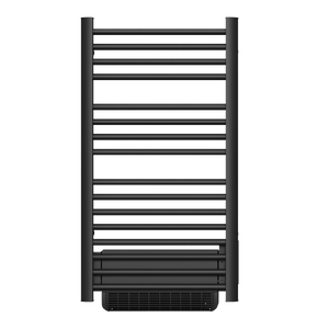 Scaldasalviette elettrico senza liquidi con soffiante 500W+1000W H.100,5xL54cm HESTIA nero