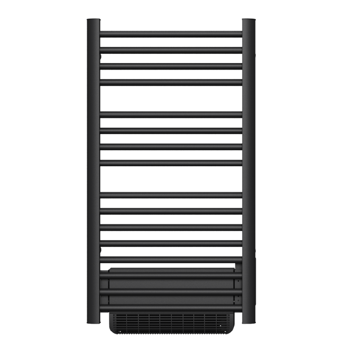 Scaldasalviette elettrico senza liquidi con soffiante 500W+1000W H.100,5xL54cm HESTIA nero