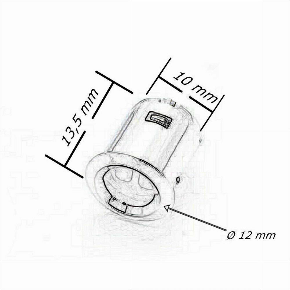 Trade Shop - Kit Doppio Sensore Interruttore Per Luci Strip Led Mobili Sensori 12/24v Sen-2po -