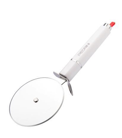 Pedrini Taglia Pizza Lillo Stile Rotella Maxi Inox Lucido e Bianco
