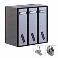 Silmec Casellario Vert 3P alluminio Silver 31-503