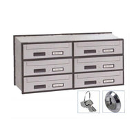 Silmec Casellario Oriz 6P Acc Silver 6B2-501