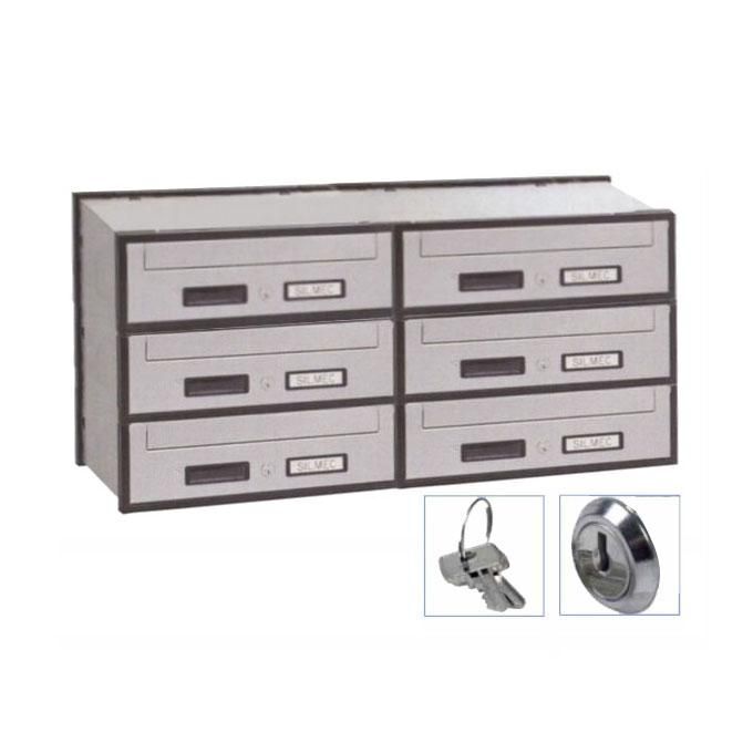 Silmec Casellario Oriz 6P Acc Silver 6B2-501