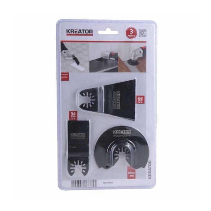 Kreator Lame Multiutensili Set Pezzi 3 Power Plus