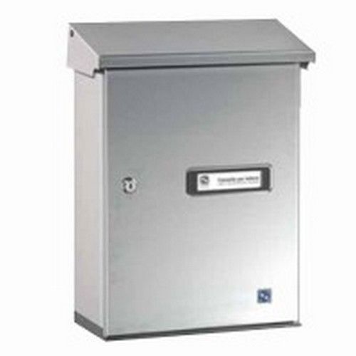 Silmec Cassetta Lettere Inox Tetto Ap 10-017