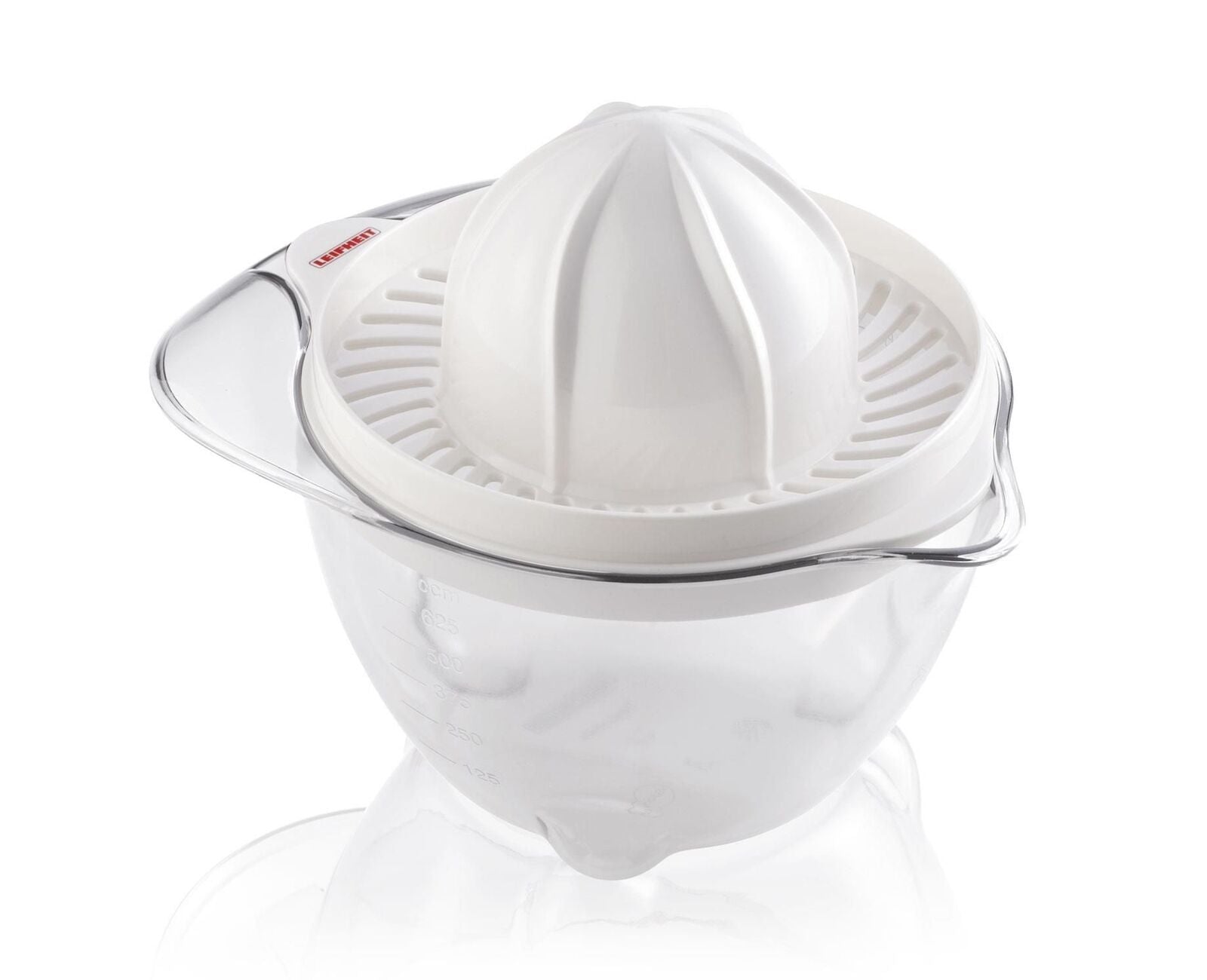 Leifheit Comfortline Citrus Press spremiagrumi Plastica Trasparente, Bianco