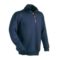 Issa Felpa Zip Corta Blu Xl Verena