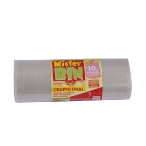 Mister Bin Sacco Immondizia Legacci Trasp 70X110 Pezzi 10