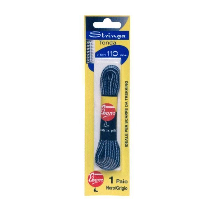 Ebano Stringa Sport Tonda Nero-Grigio P.1 Cm 110