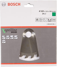 Bosch ?2608640596 lama circolare 16 cm 1 pz