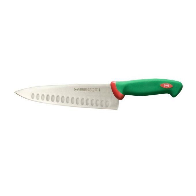 Sanelli Premana Professional Coltello Trinciate Olivato, Acciaio Inossidabile, Verde-Rosso, 21 cm