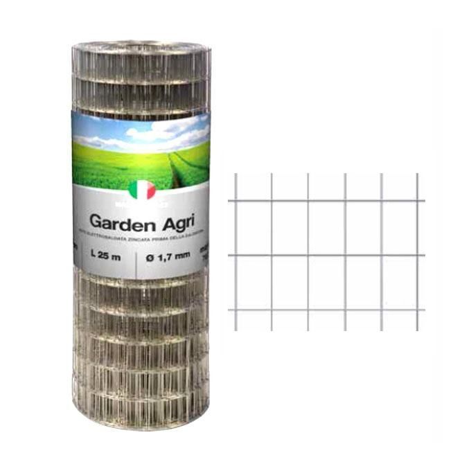 Betafence Rete Garden Agri Zincata 76X50Mm-1,70H 100Cm 25Mt