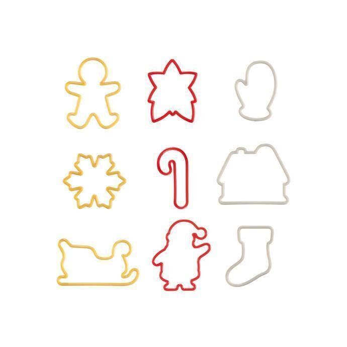 Tescoma 630901 formina per biscotti Rosso, Bianco, Giallo