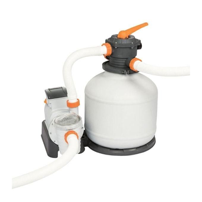 Bestway 58486 Flowclear Pompa di Filtraggio a Sabbia Per Piscine Fuori Terra, Portata 11.355 Lt-H