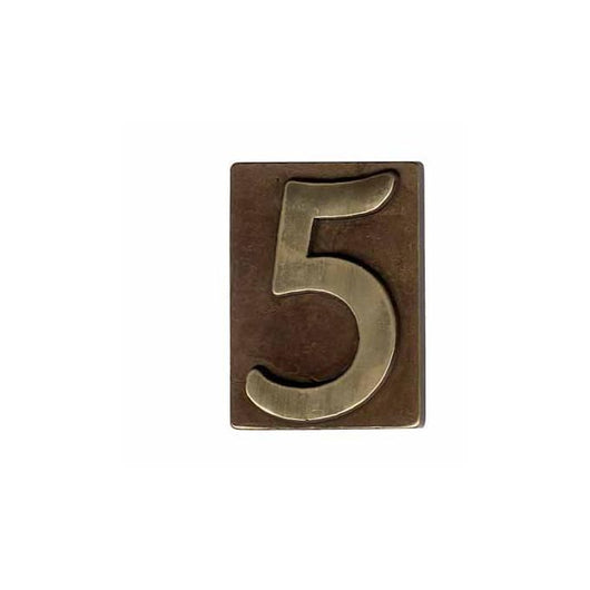 Lartistica Numero Civico Ottone Bronzato 4 60x80mm