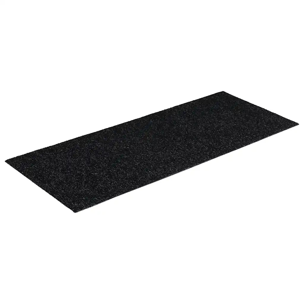 Tappetini per Scale Autoadesivi 30 pz Neri 60x25cm Rettangolare