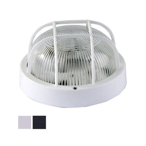 Syntesy Plafoniera pl Tonda nera Griglia Syntesy 00543