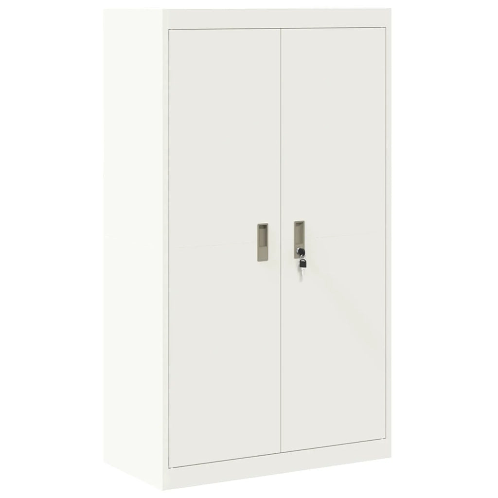 Armadio Bianco 80 x 40 x 140 cm Acciaio