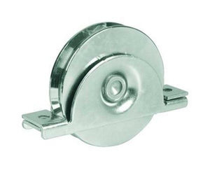 Vigor-Blinky Ruote per Cancelli Gola V Art. 393 con Supporto Diametro 120mm