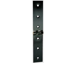 Vigor-Blinky Cerniere Ase Verniciate Nere 12 Pezzi 120mm