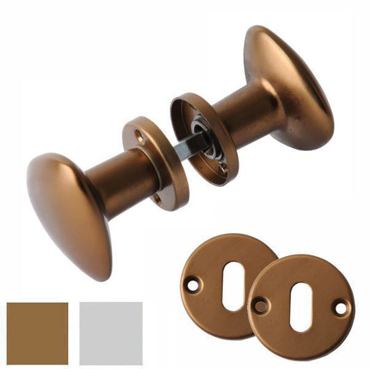 Brialma Pomolo Ginevra Alluminio Bronzato 8x50cm Accoppiato