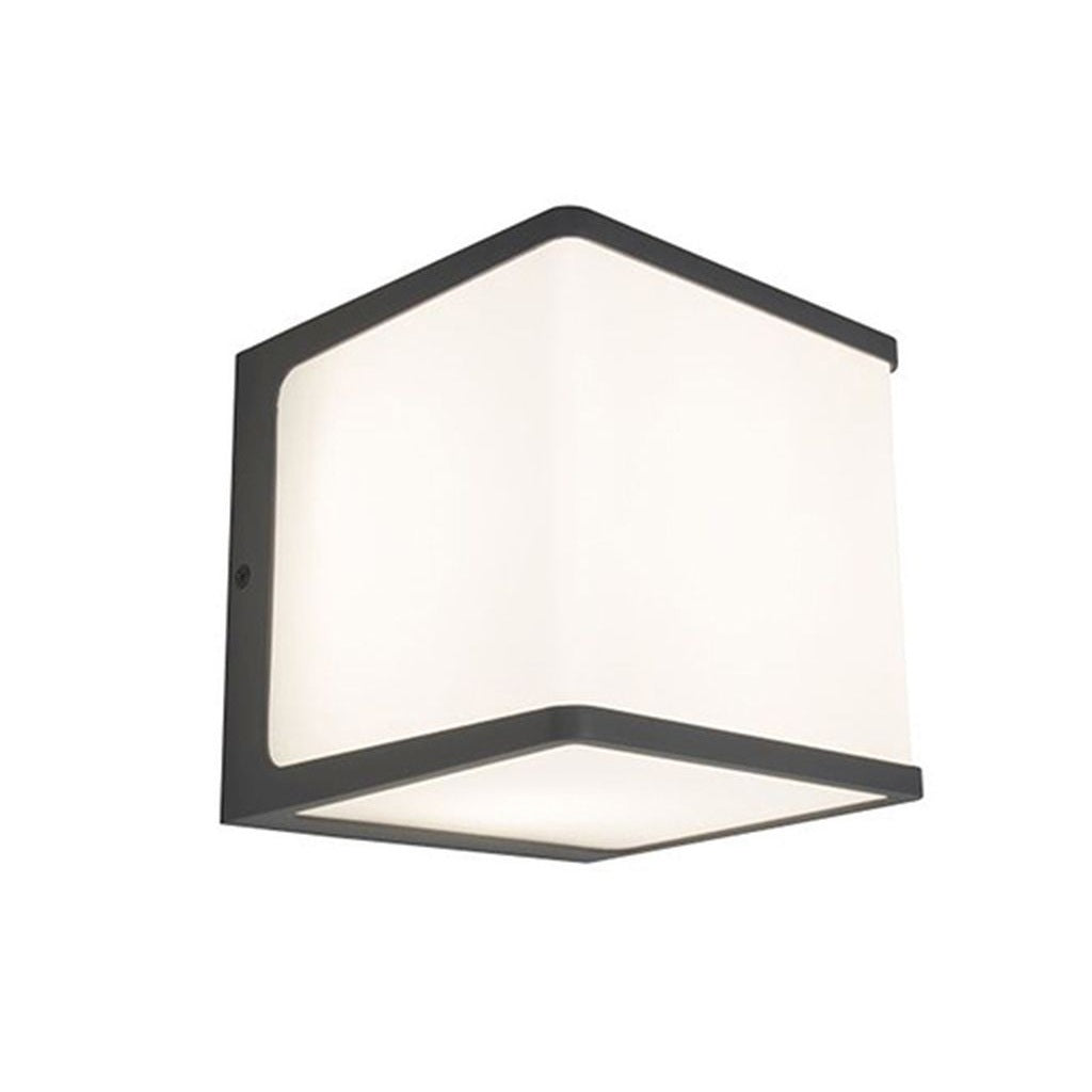 APPLIQUE LED DOBLO 19W 15X15XH15CM 4000K GRIGIA IP