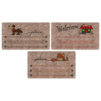 ZERBINO BRUSH FLOCK 40X70CM MARRONE