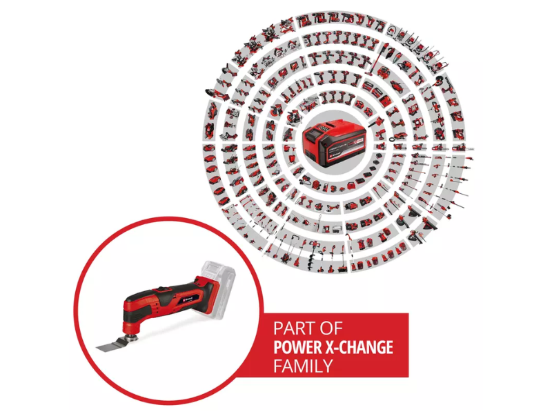 Utensile multifunzione batteria TC-MG 18 Li-Solo Einhell senza batteria e carica
