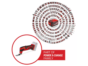 Utensile multifunzione batteria TC-MG 18 Li-Solo Einhell senza batteria e carica